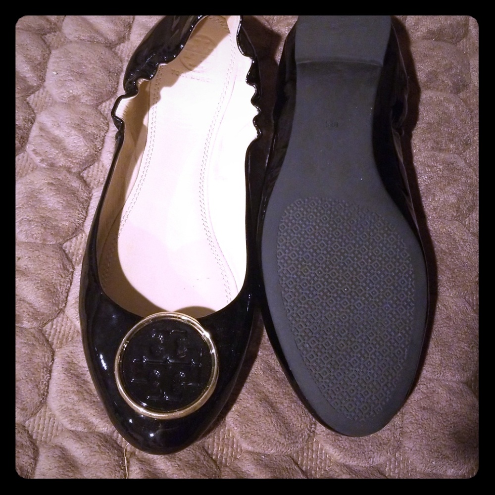 Tory Burch patent leather flats